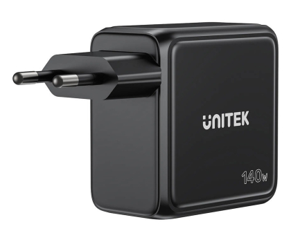 Ładowarka i akumulator Unitek Ładowarka GaN z wyświetlaczem Rexo 140W